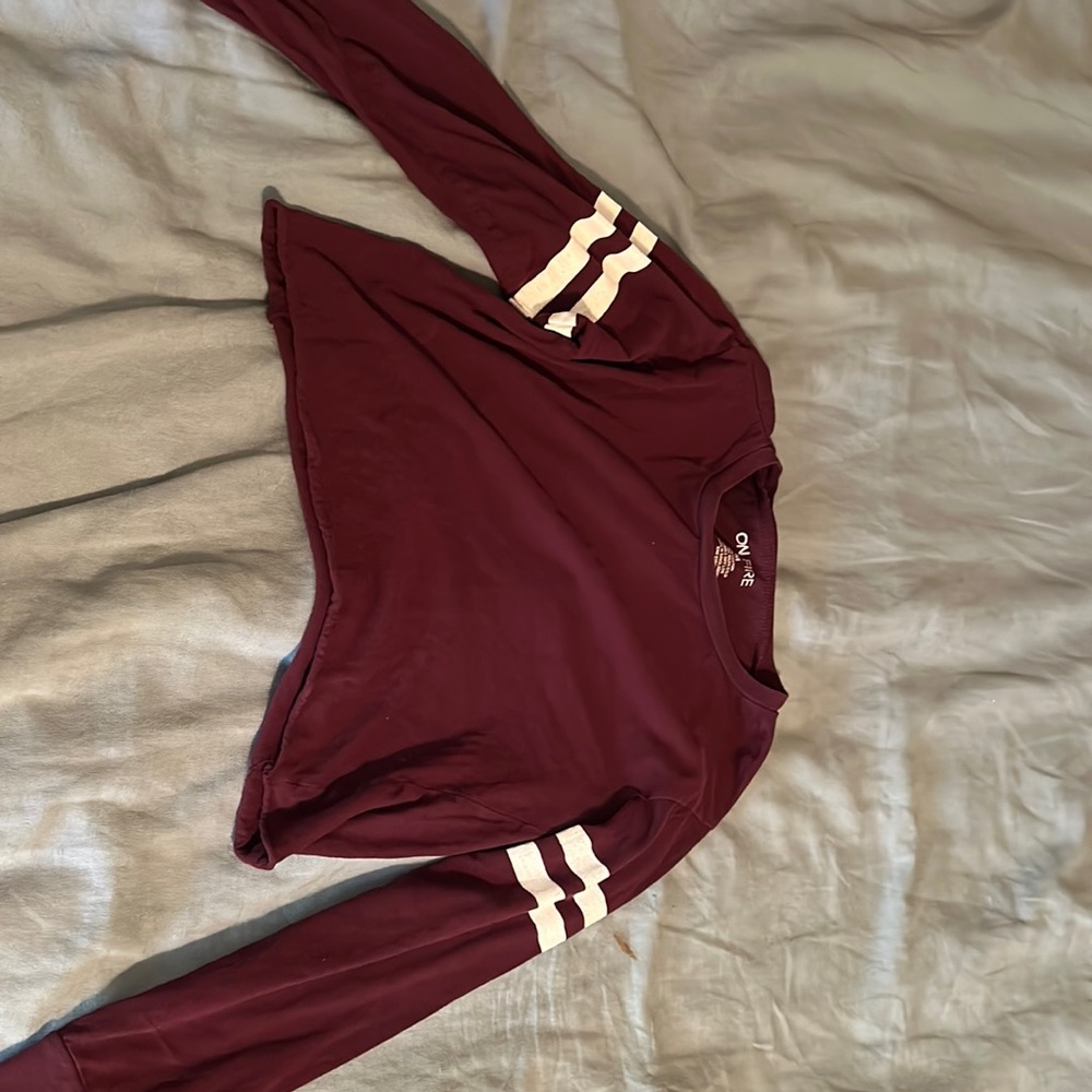 On Fire crop top size medium